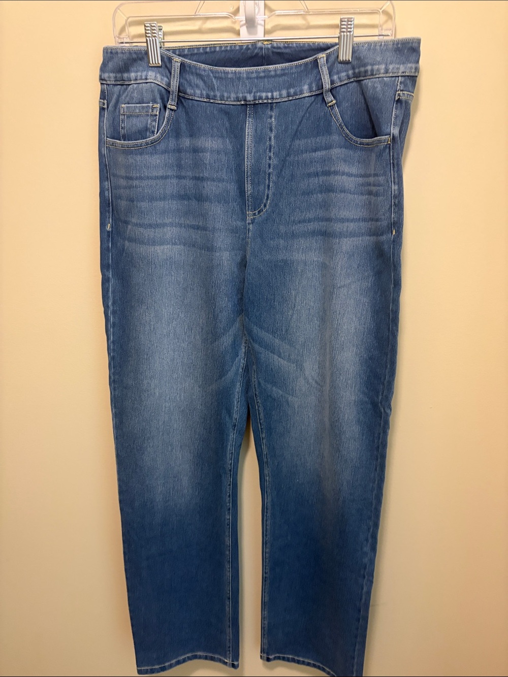 HALARA Women's Boot Cut Jeans - Blue Wash